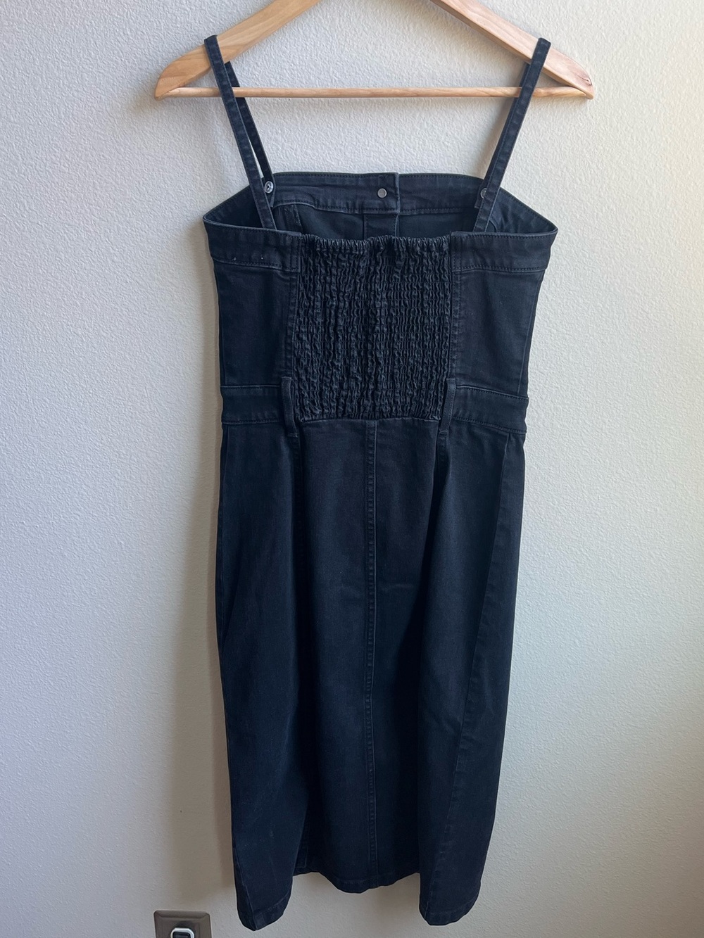 Levi’s Women's Denim Bustier Button-Front Dress Festival Coquette Girl - Picture 4 of 9